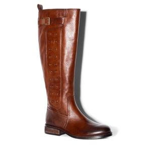 Vince Camuto Fido Leather Stud Riding Boots size 8
